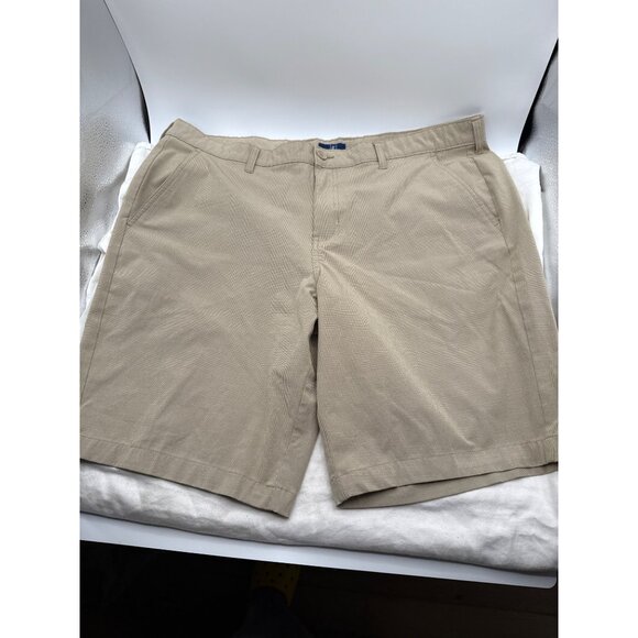 George Size 40 Mens Beige Casual Shorts Stretch Blend With Belt Loops Pockets - Picture 2 of 7